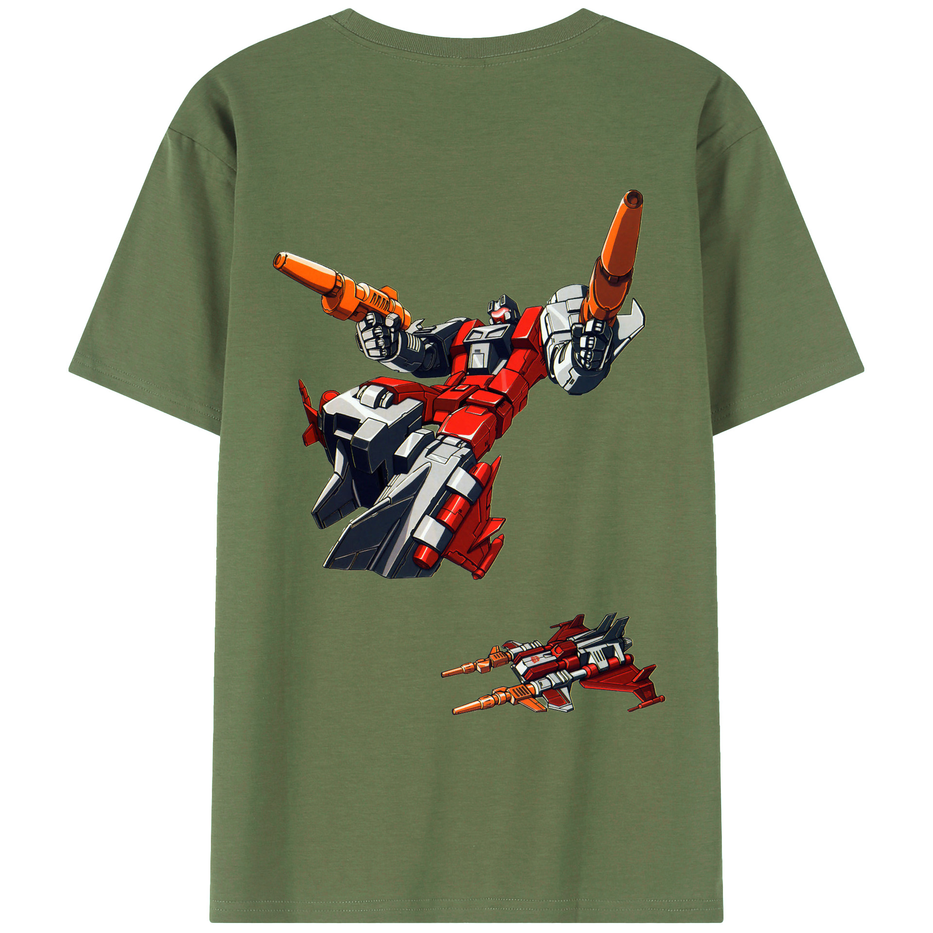 （画像用）  綿100％ メンズ半袖Tシャツ（バックプリント） 通気性